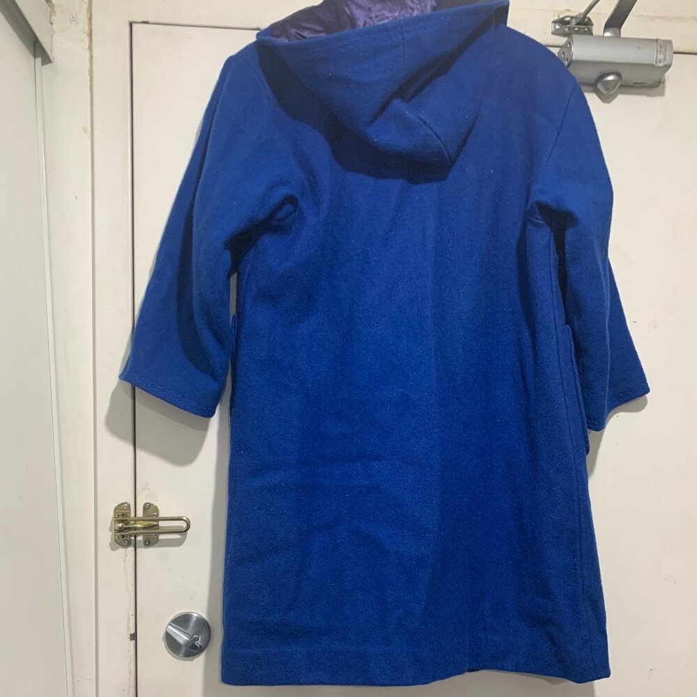VINTAGE LF WOOL HOODED COAT SIZE S - Picture 4 of 9